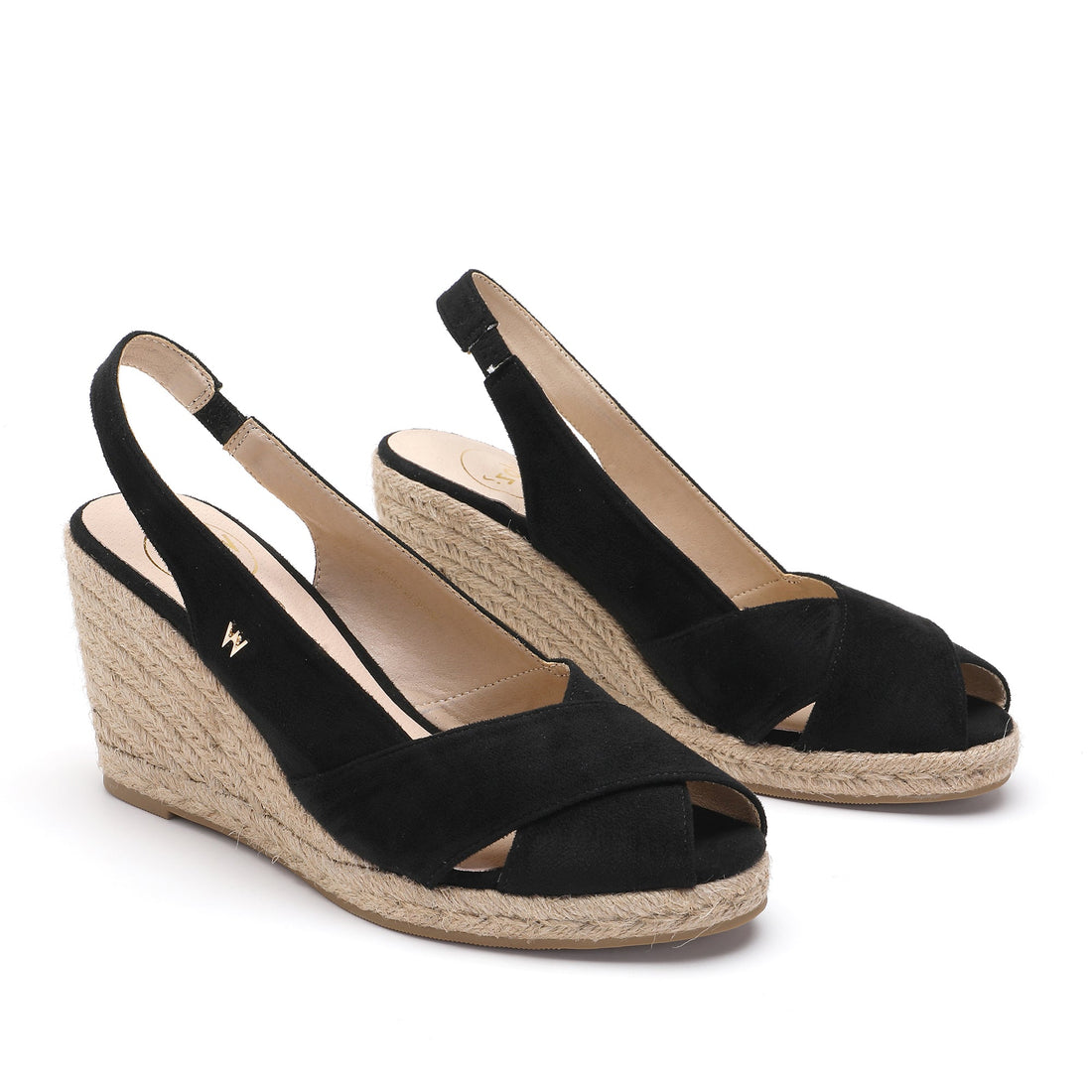 Bella Black Espadrilles