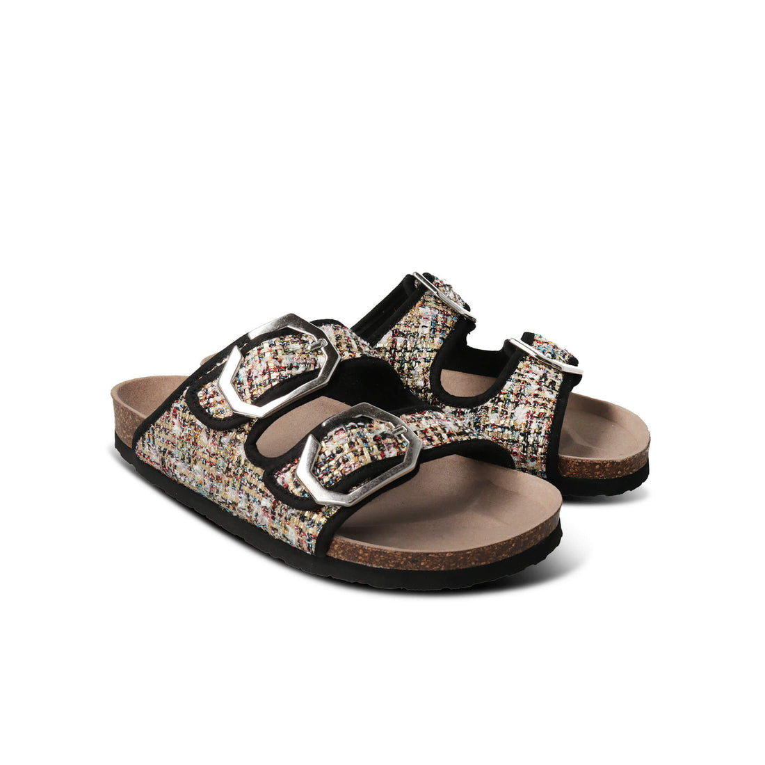 Galia Black Sandals