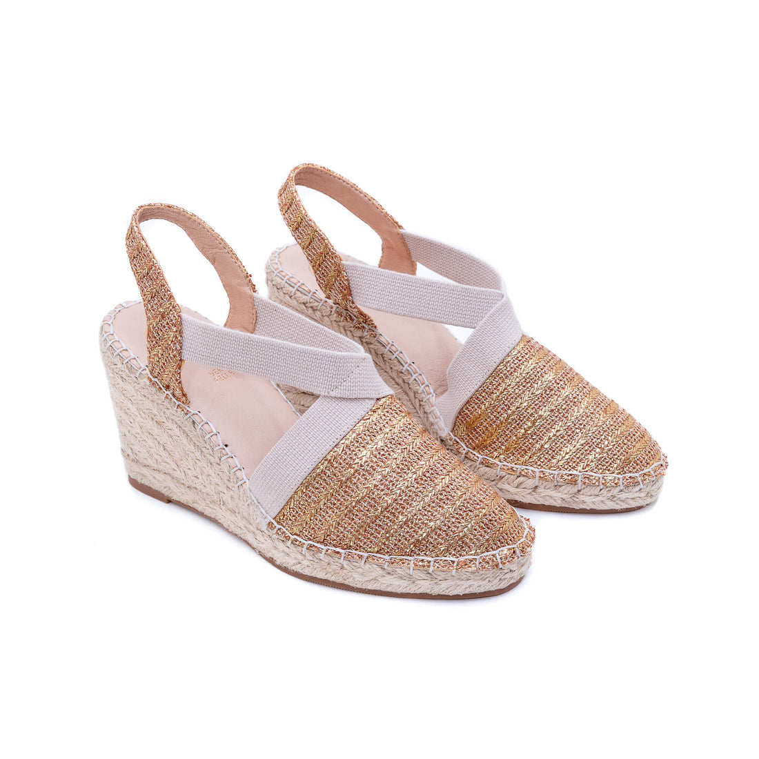 Molly Light Gold Espadrilles