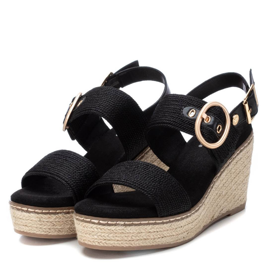 Galv Black Sandals