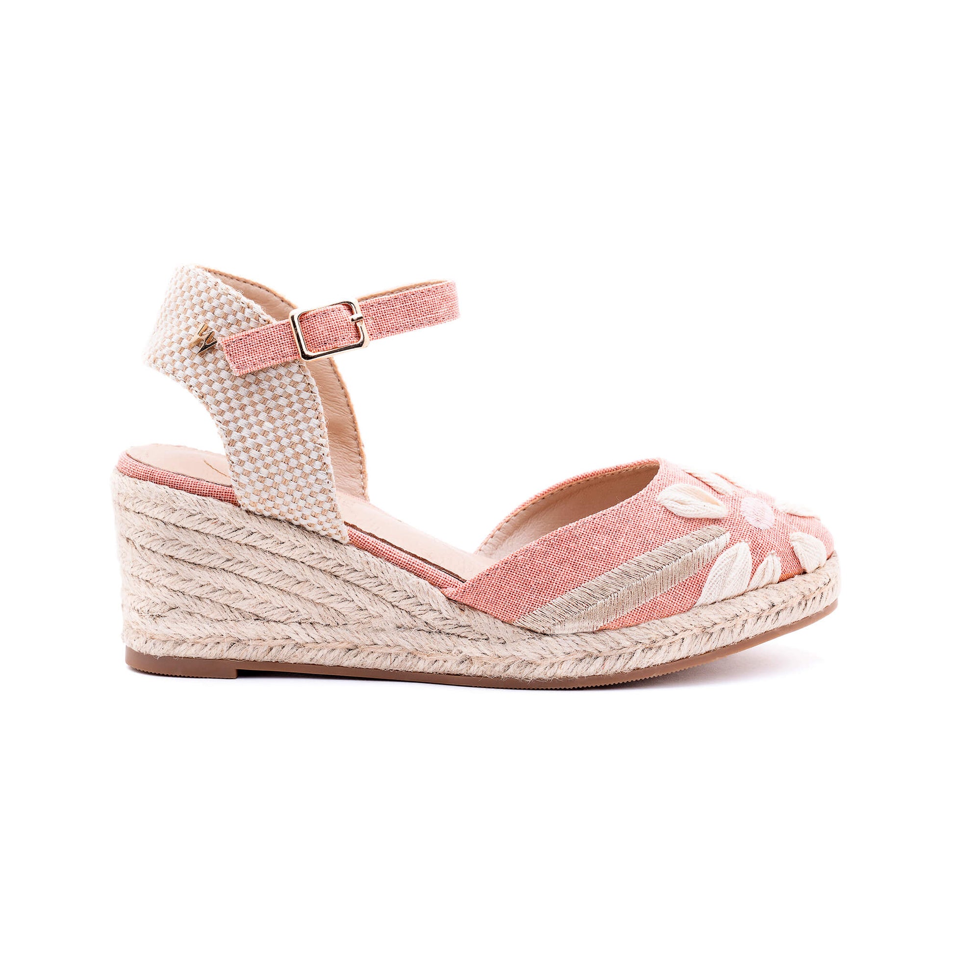 Belle Salmon Espadrilles