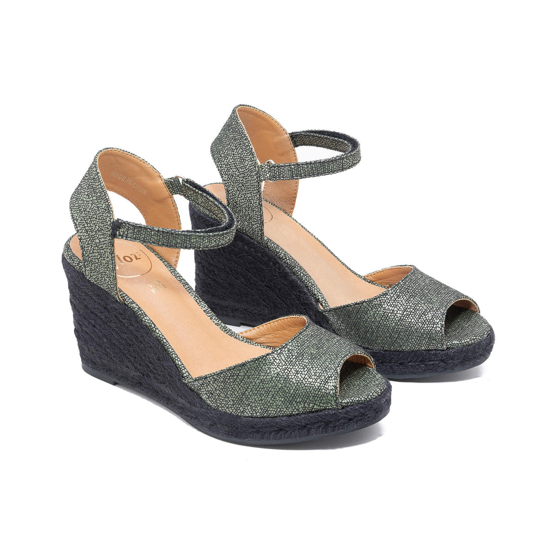 Flora Green Espadrille