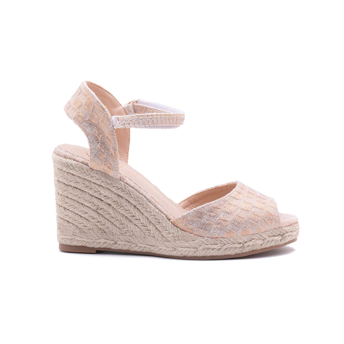 Flora Rose Gold Espadrille