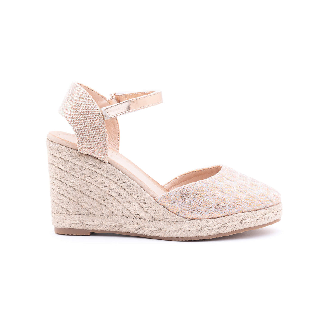 Mary Rose Gold Espadrille