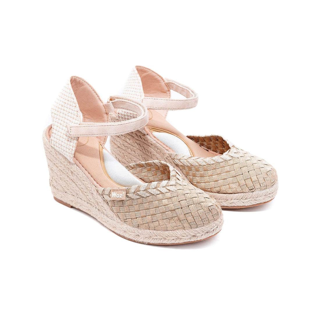 Pisa Light Gold Espadrilles