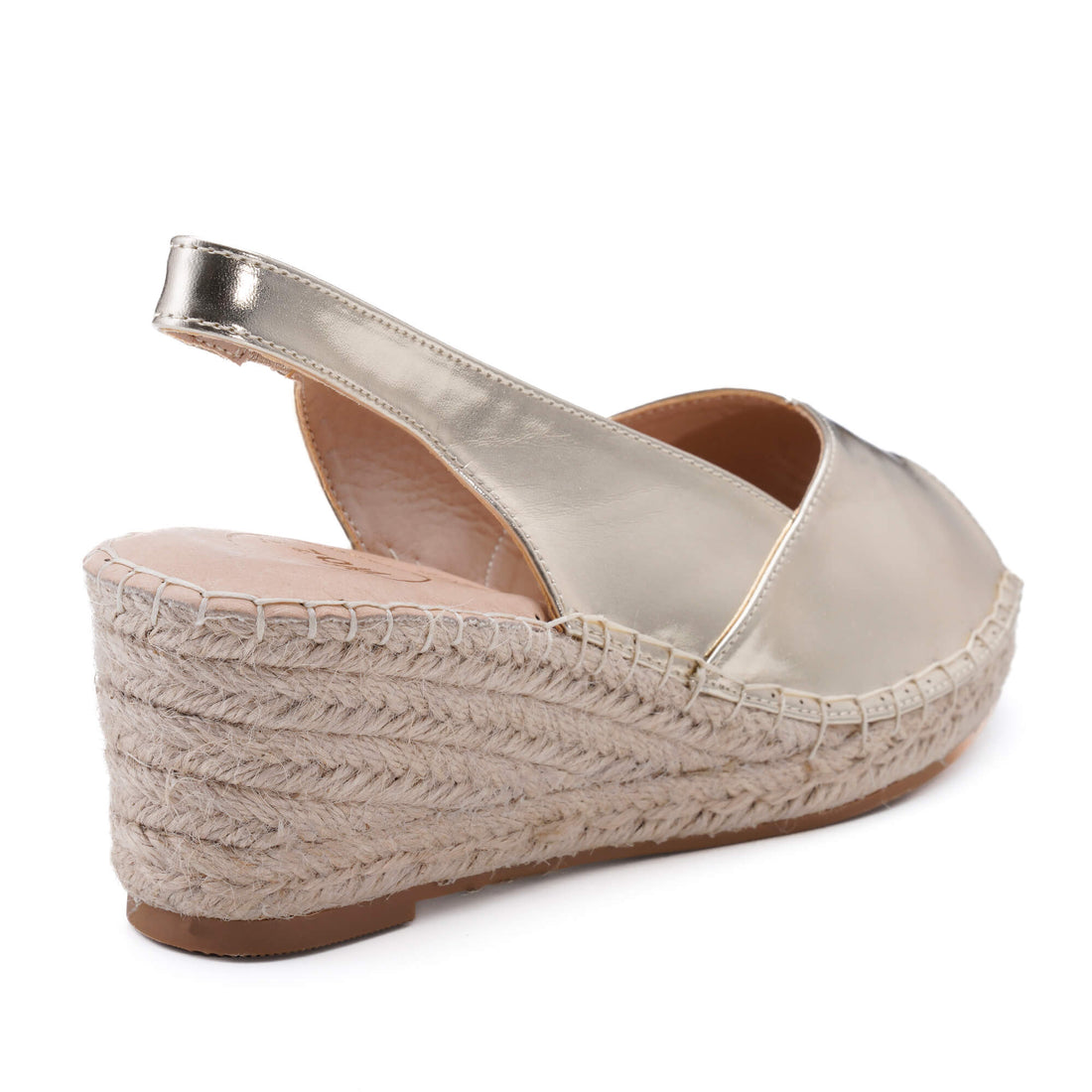 Barry Light Gold Espadrilles