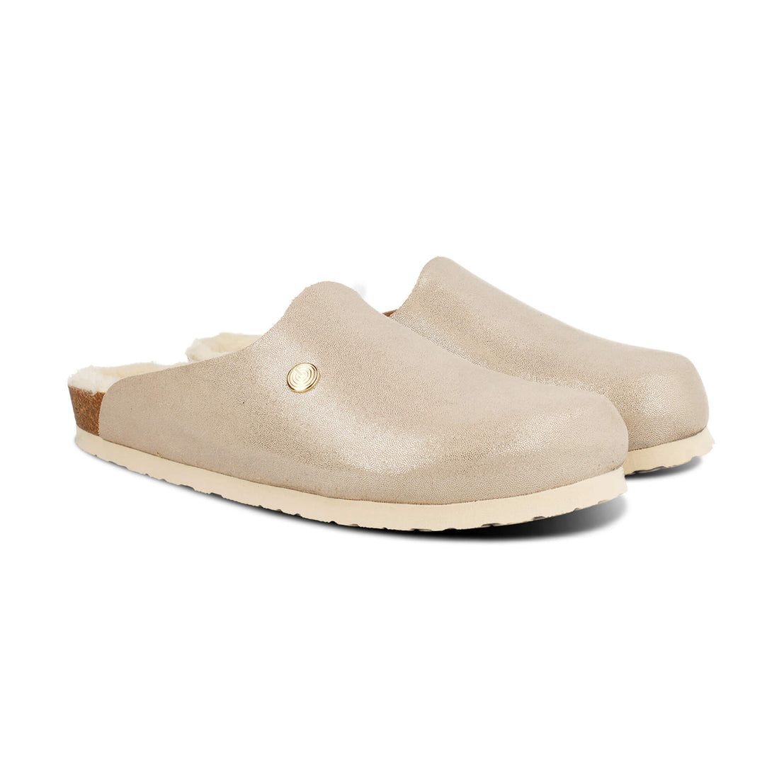 Helsinki Light Beige Clogs 